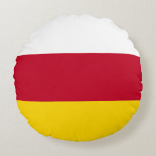 Nordossetiens flagga rund kudde