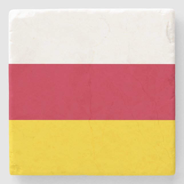 Nordossetiens flagga stenunderlägg (Framsidan)