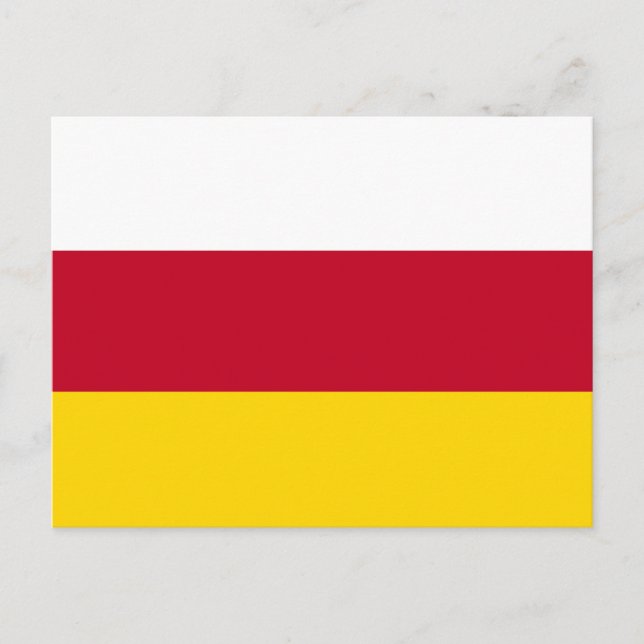 Nordossetiens flagga vykort (Framsida)