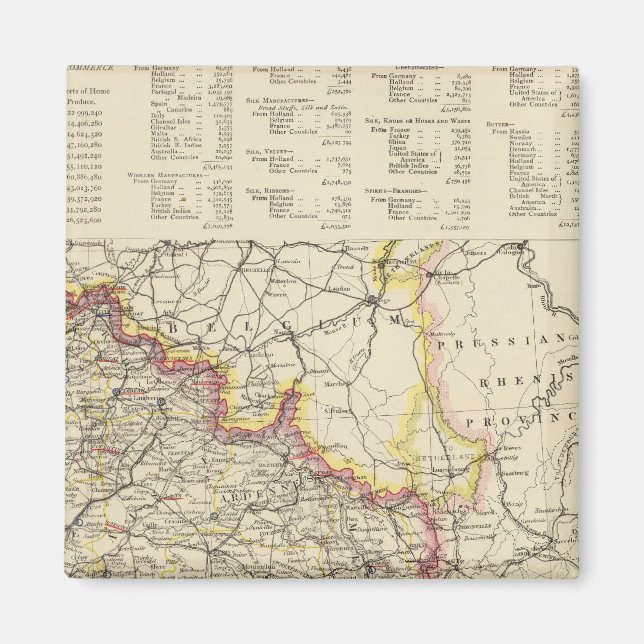 Nordost-Frankrike Magnet (Framsidan)