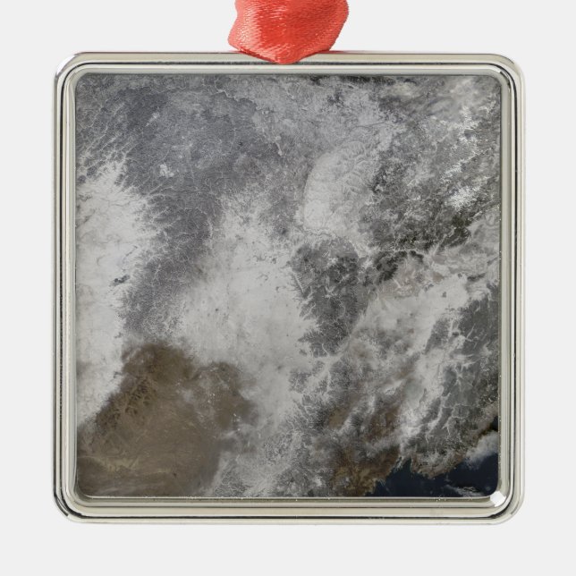 nordöstra Chinan Julgransprydnad Metall (Framsidan)