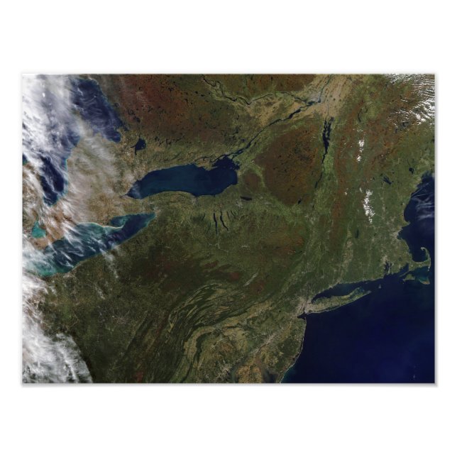 Nordöstra Förenade Stater Fototryck (Framsidan)