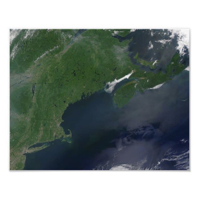 Nordöstra Förenade Stater och Kanada Fototryck (Framsidan)