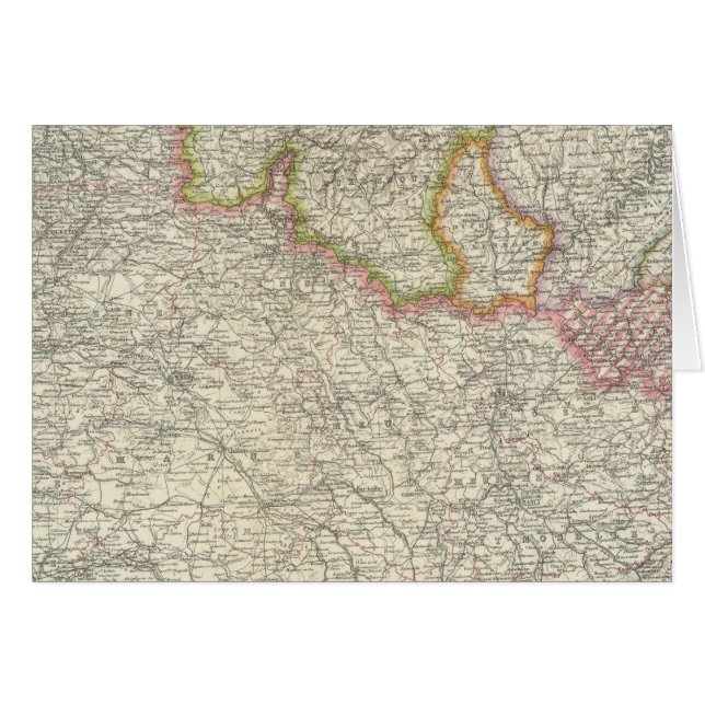 nordöstra Frankrike Hälsningskort (Framsidan Horizontal)