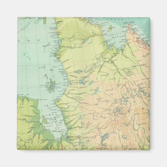 Nordöstra Kanada Magnet (Framsidan)
