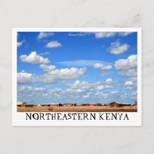Nordöstra Kenyas postkort Vykort