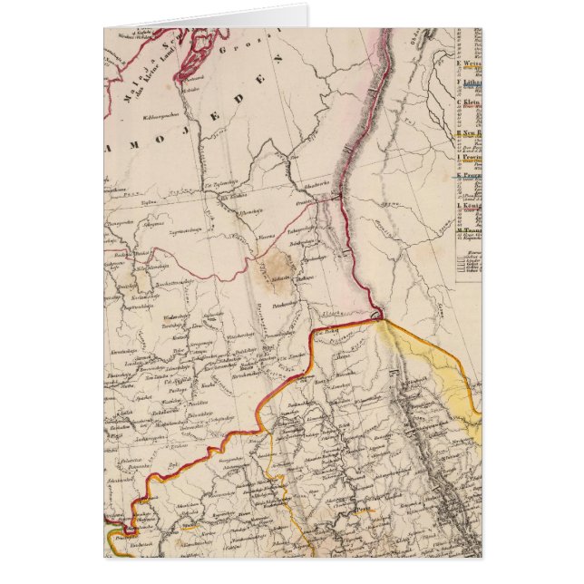 Nordöstra Ryssland 2 Hälsningskort (Framsidan)