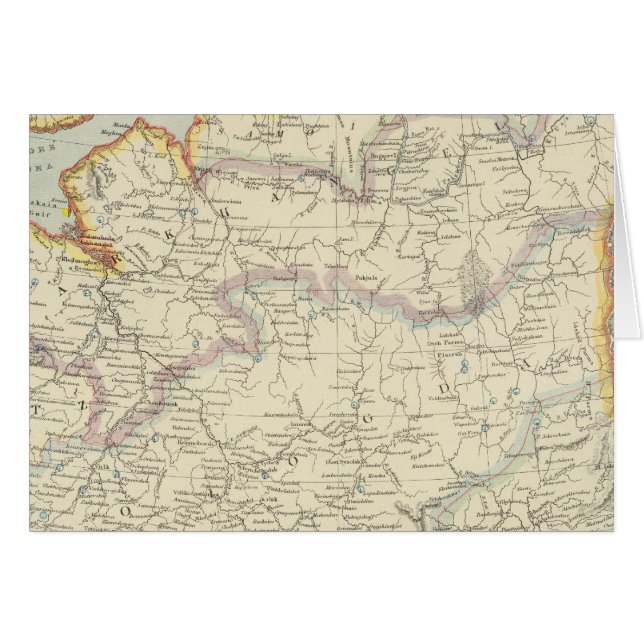 Nordöstra Ryssland Hälsningskort (Framsidan Horizontal)