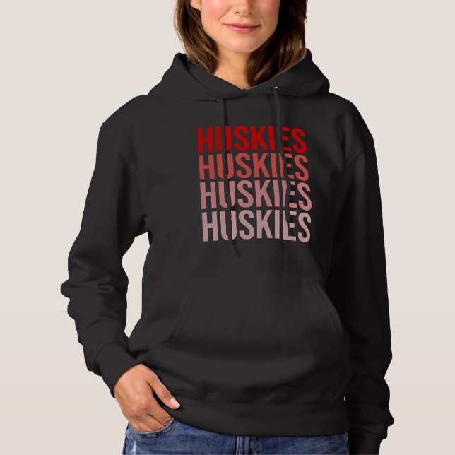 Nordöstra Universiteten Nu Huskies Boston T Shirt (Framsida)