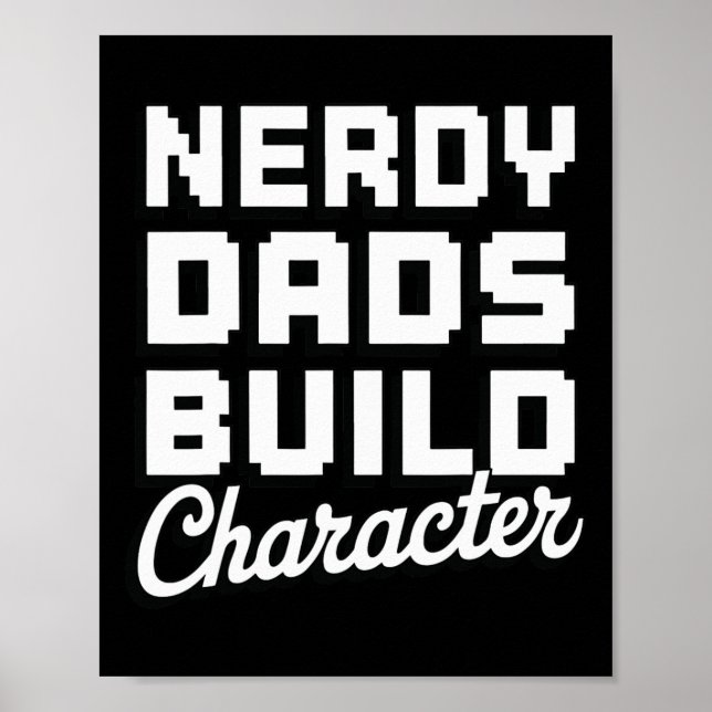 Nördpappor bygger karaktär 1  poster (Framsidan)