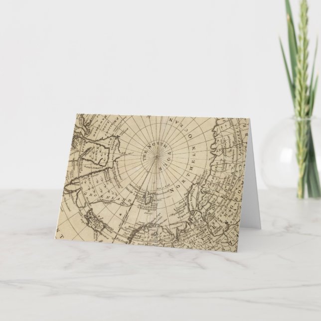 Nordpolen 2 helgkort (Framsida)