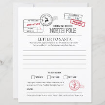 Nordpolen Brev till Santa Santa