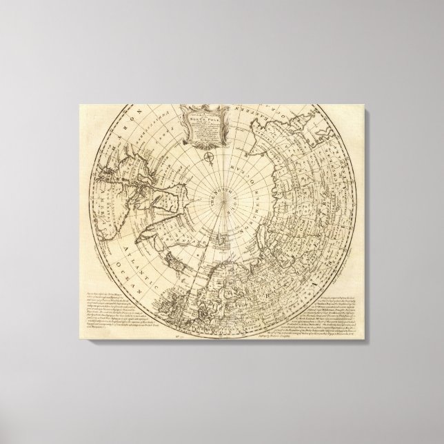 Nordpolen Canvastryck (Framsida)