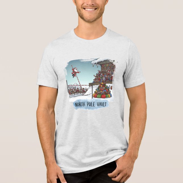 Nordpolen Hopp T Shirt (Framsida)