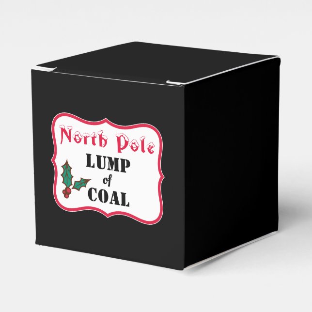 Nordpolen - klump av kolboxar presentaskar (Framsidan Sidan)