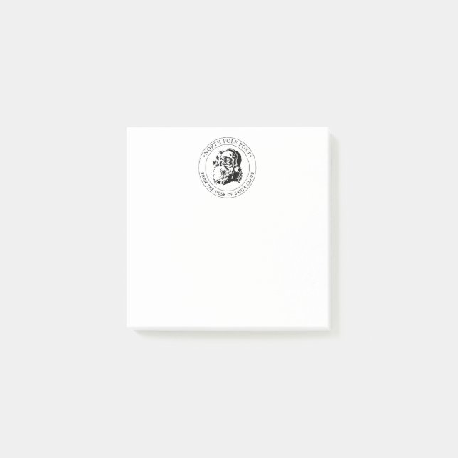 Nordpolen Post Officiell Brev från Jultomten Post-it Block (Framsida)