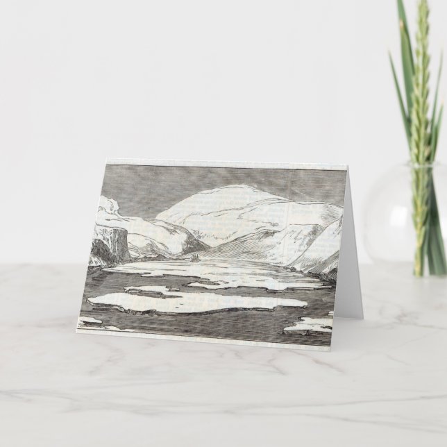 Nordpolenexpeditionen Helgkort (Framsida)