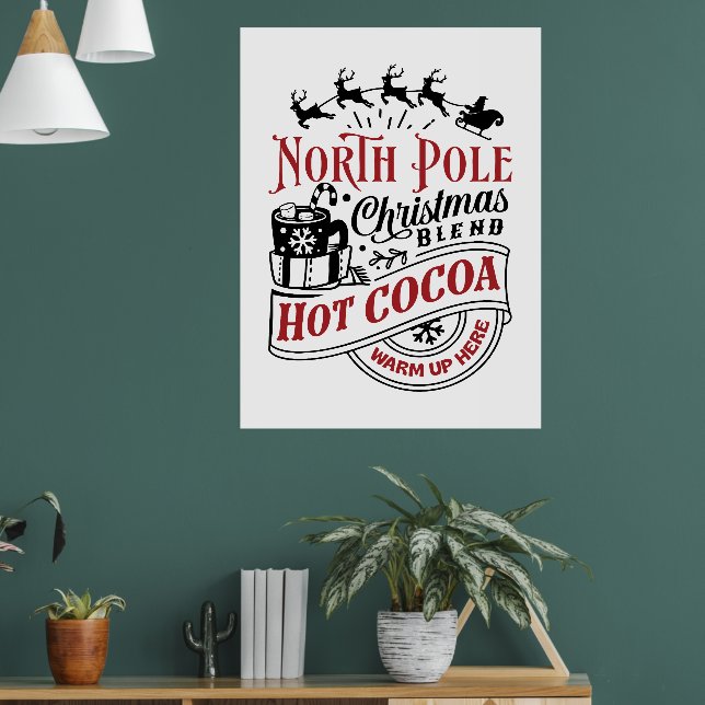 Nordpolens hett - kakao poster (Vardagsrum 1)