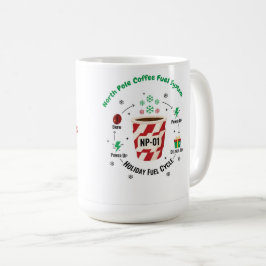 “Nordpolens kaffetankningssystem – Rolig jul M Kaffemugg