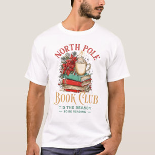 Nordpolens Klubb Bok är säsongen för läsning T Shirt