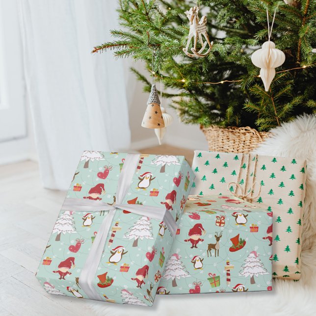 Nordpolens Penguinvänner Presentpapper (Skapare uppladdad)