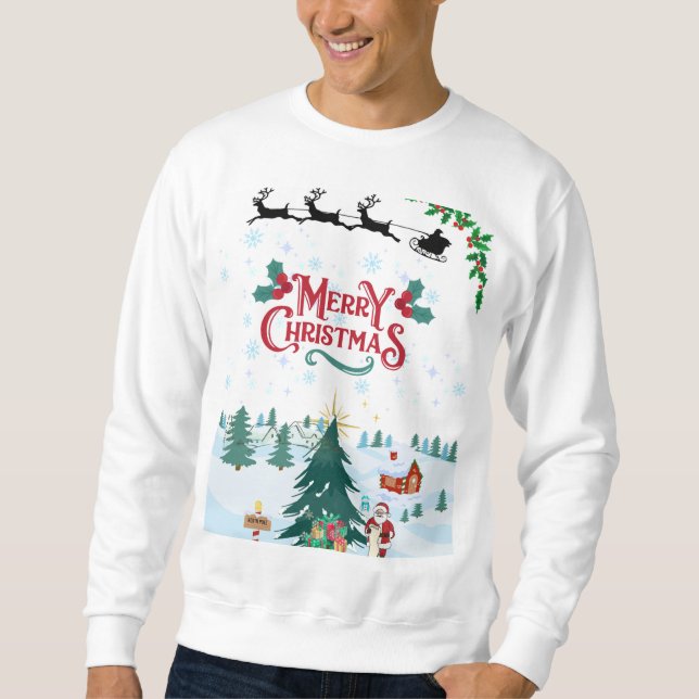 Nordpolens Sweatshirts Lång Ärmad Tröja (Framsida)