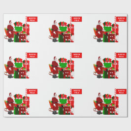Nordpolens vitsvällning Papper Presentpapper
