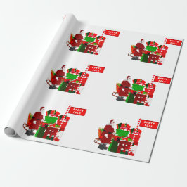 Nordpolens vitsvällning Papper Presentpapper