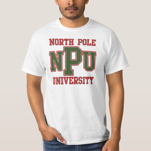Nordpolenuniversiteten Tee Shirt (Framsida)