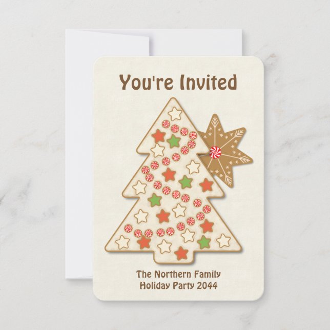 Nordpolkonfektyr Inbjudningar (Framsida)