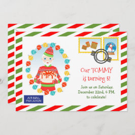 Nordpols Express Cake Delivery Party-inbjudan Inbjudningar