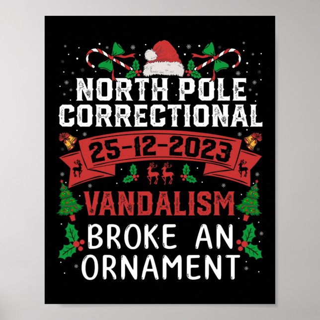 Nordpolskorrigering Vandalism Fattig och prydnadsf Poster (Framsidan)