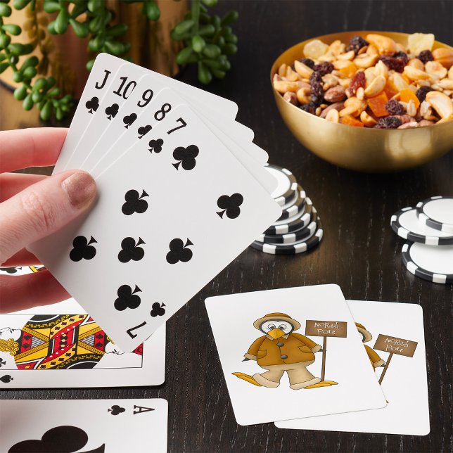 Nordpolspingvin Casinokort (Skapare uppladdad)