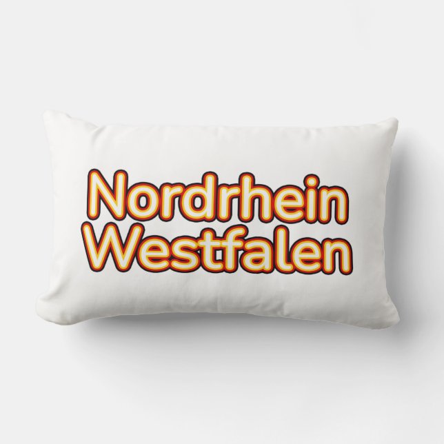 Nordrhein-Westfalen Deutschland Tyskland Lumbarkudde (Framsida)