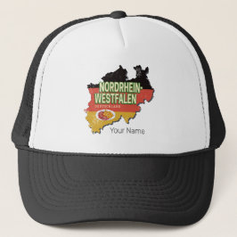 Nordrhein-Westfalen Tyskland Retro NRW Souvenir Keps