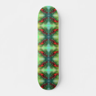 Nordröda kardinalfåglar Skateboard