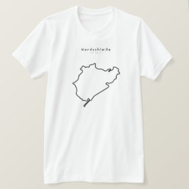 Nordschleife formel en spårar t shirt