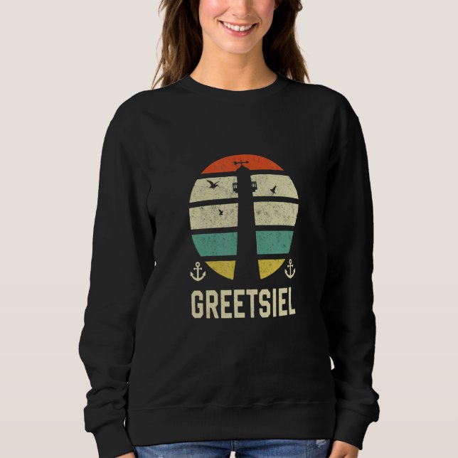 Nordsee Lighthouse Greetsiel T Shirt (Framsida)