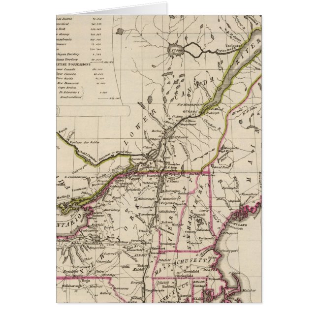 Nordsektionen Förenade Stater Hälsningskort (Framsidan)