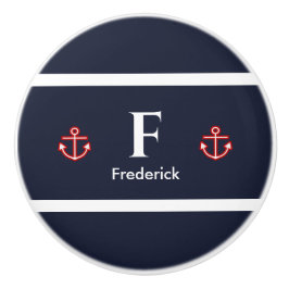 Nordsjön Blå vit Rand dryck Coas Knopp