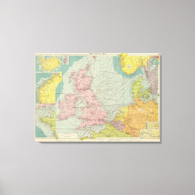 Nordsjön Canvastryck (Framsida)