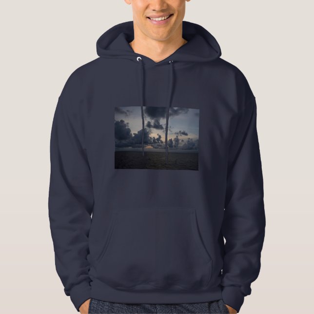 Nordsjön, Förebådande solnedgång. Hoodie (Framsida)