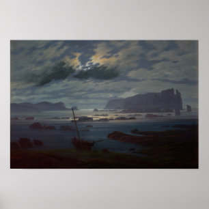 Nordsjön i Moonlight, 1823-24 Poster