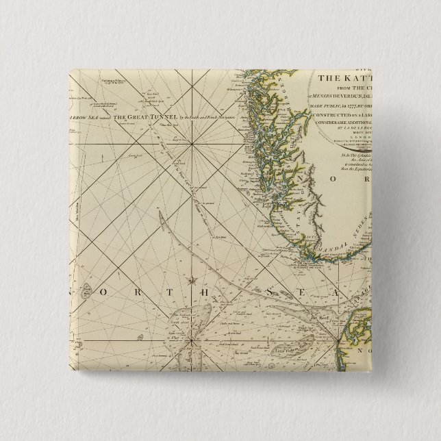 Nordsjön, Kattegatt Knapp (Framsida)