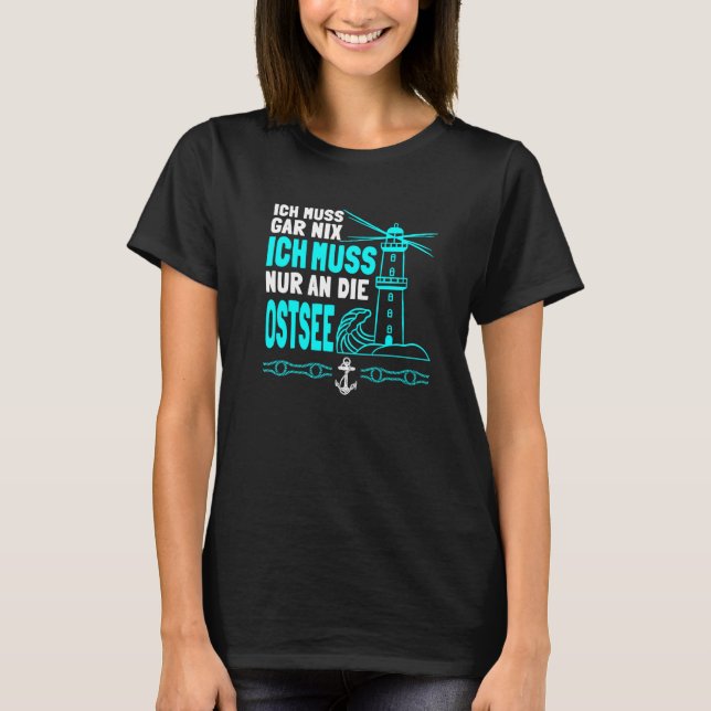 Nordsjön Östersjöförskjutning T Shirt (Framsida)