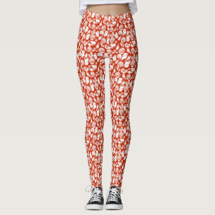 Nordsjöns vita sjömil Mönster Leggings