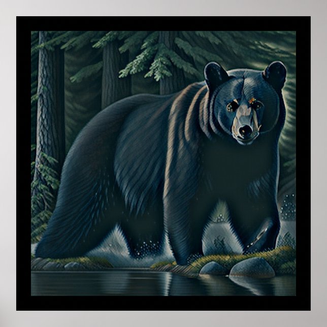 NordSkogen, glastbjörn Poster (Framsidan)