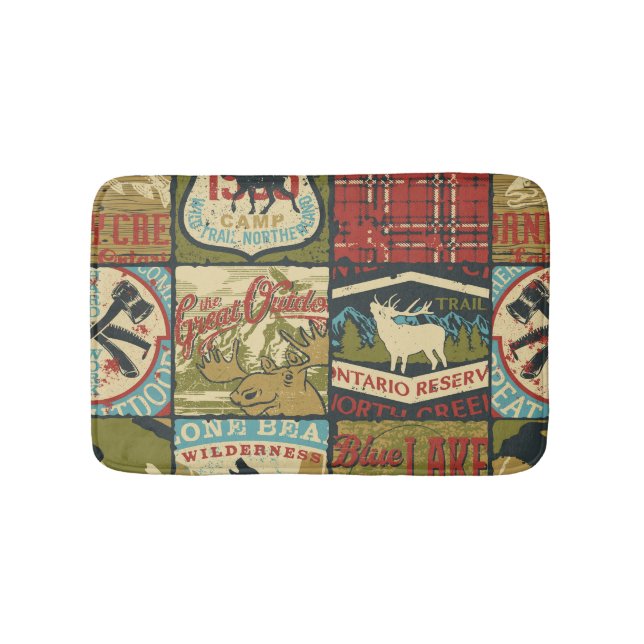 Nordterritorierna Äventyr: Symboliskt lapptäcke Badrumsmatta (Framsidan)