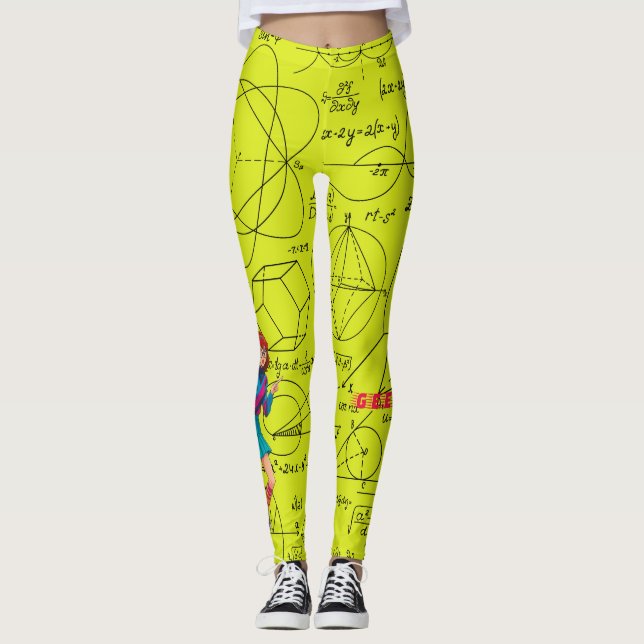 Nördtjej Leggings (Framsida)