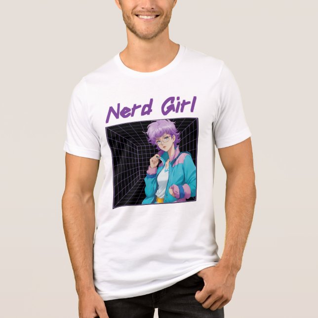 Nördtjej T Shirt (Framsida)